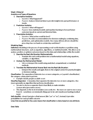 Final Study Guide for Data Classification and Regression Techniques ...