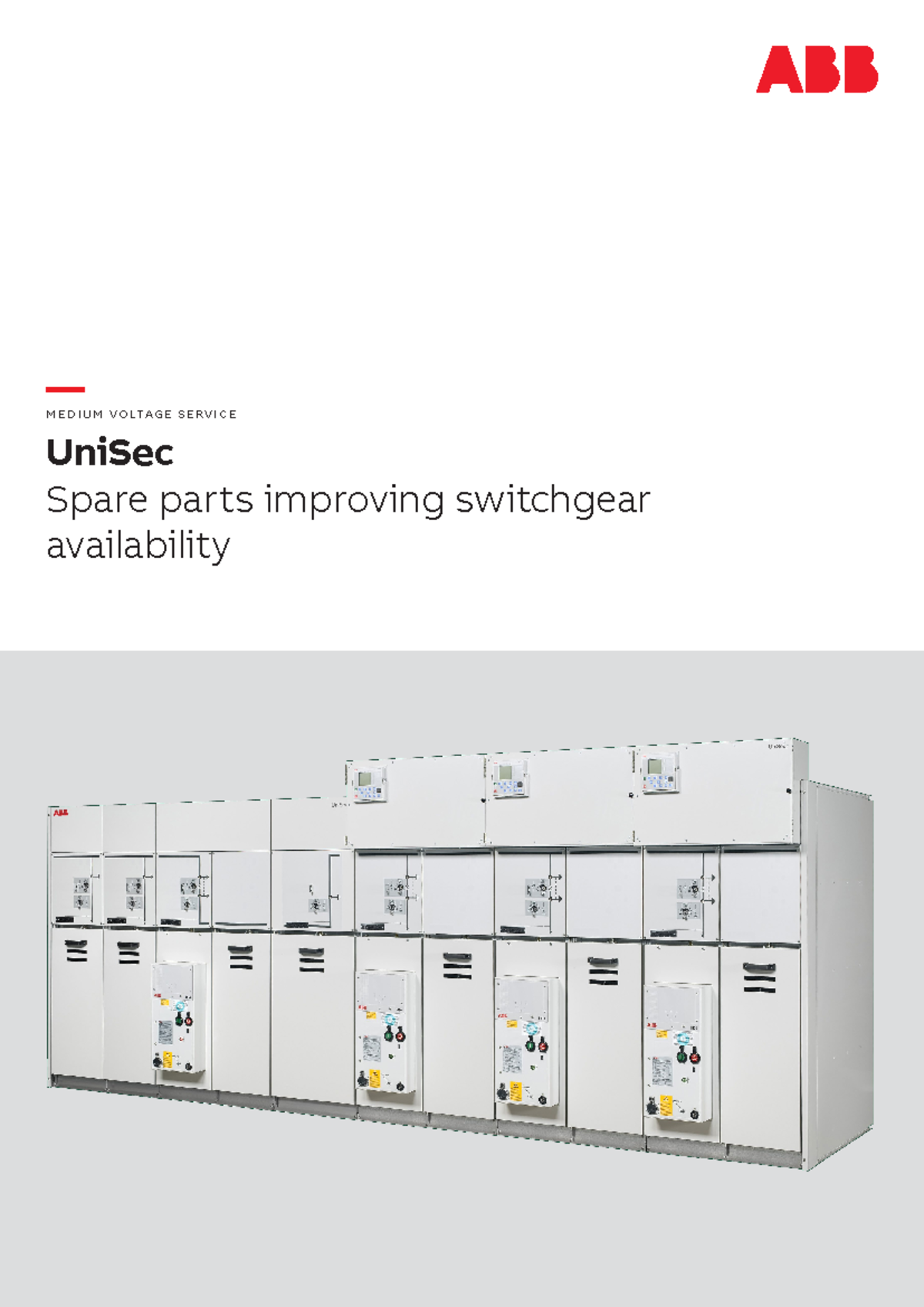 1VCF339750 S0395 - UniSec Medium Voltage Spare Parts Manual - Studocu