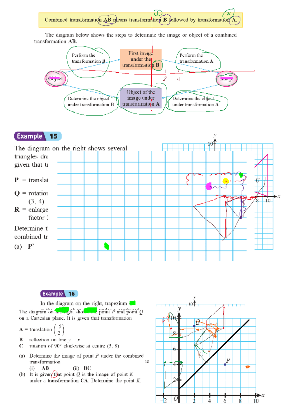 Combined Transformations in Geometry: Understanding AB and More - Studocu