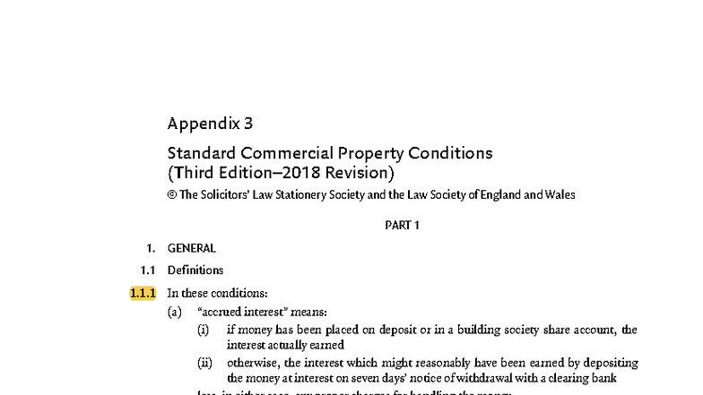 Appendix 03 - ... - Appendix 3 – Standard Commercial Property ...