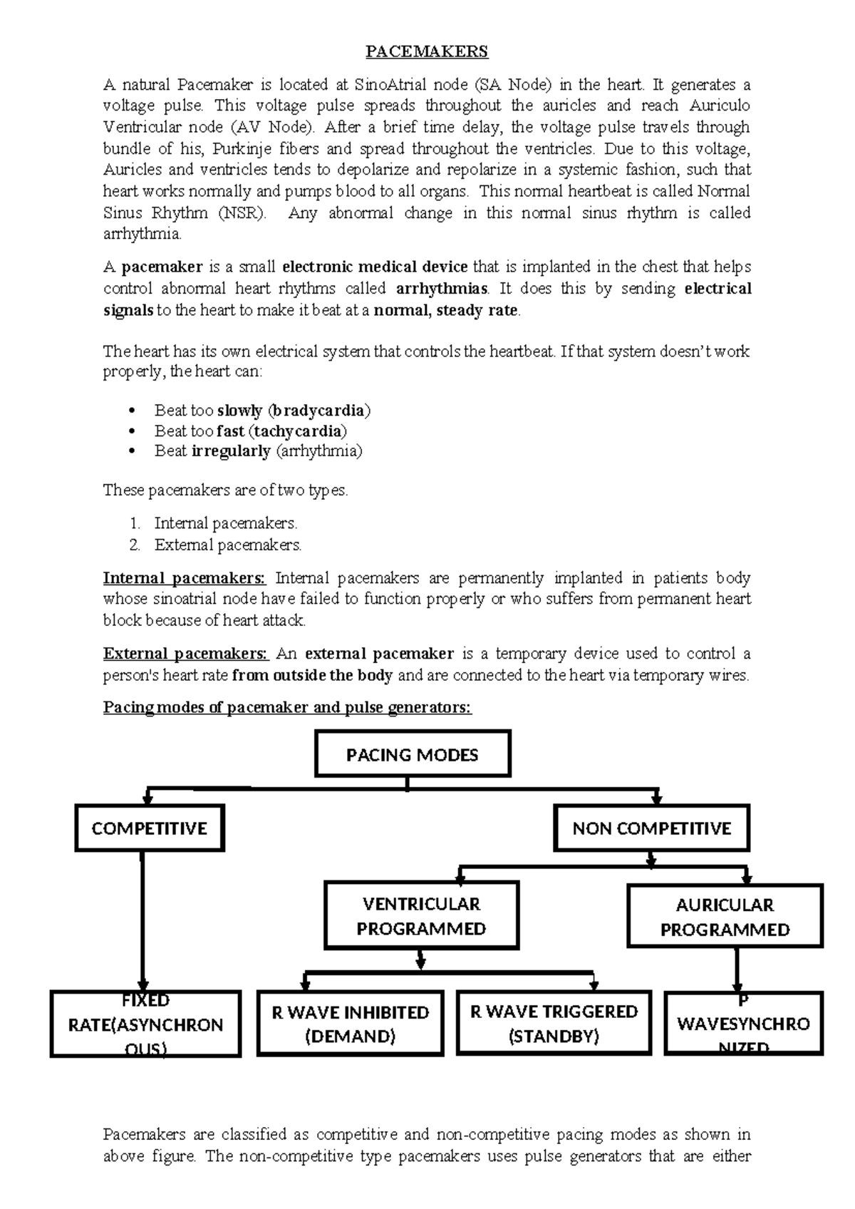 PACEMAKERS & DEFIBRILLATORS: Understanding Heart Rhythm Control (BMI ...