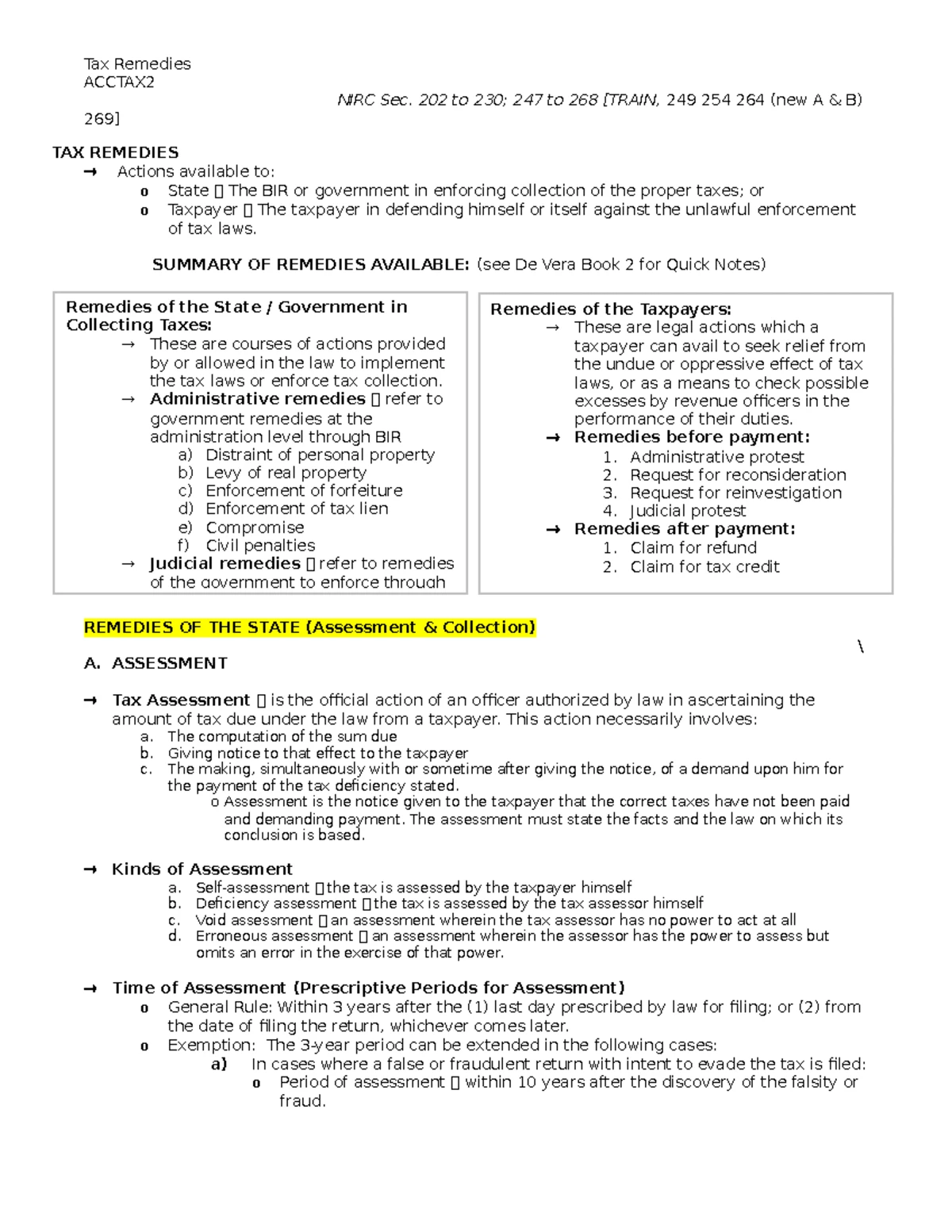 TAX - Tax on corporations - TAXATION SIA/TABAG TAX-Income Tax on ...