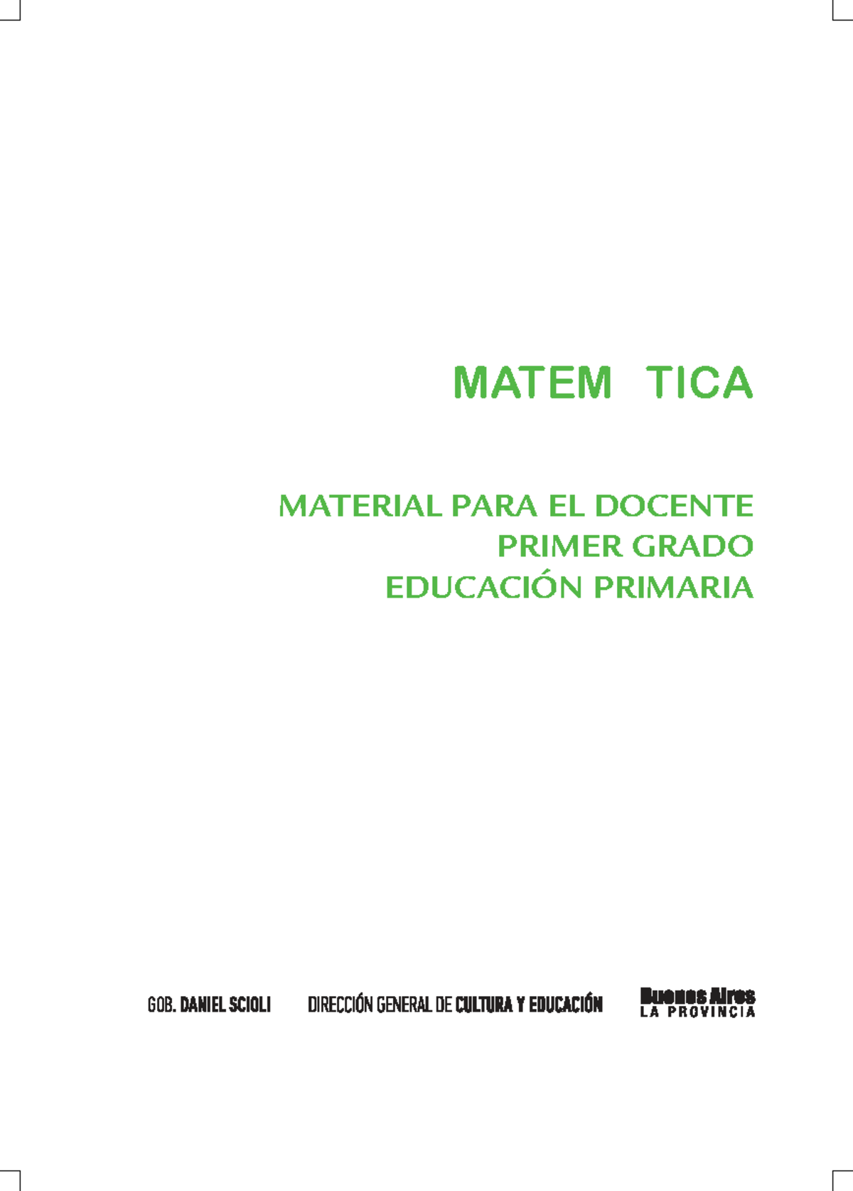 MAT 1° GRADO: Material Didáctico para Docentes de Matemática - Studocu