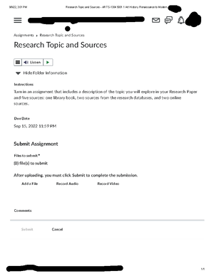 Museum Paper 1304 Summer 2021 - M useum Paper ARTS 1304, due 6/21 ...