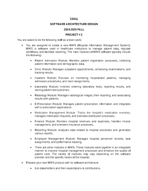 Midterm 1 February 2016, answers - CS SOFTWARE ENGINEERING PROJECT ...