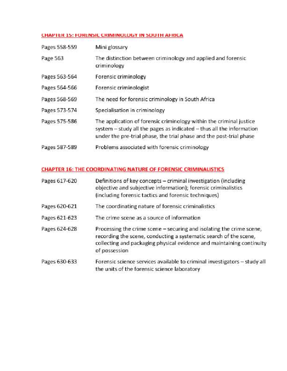 Exam 2025 - Scope for Forensic Criminology & Criminalistics - Studocu