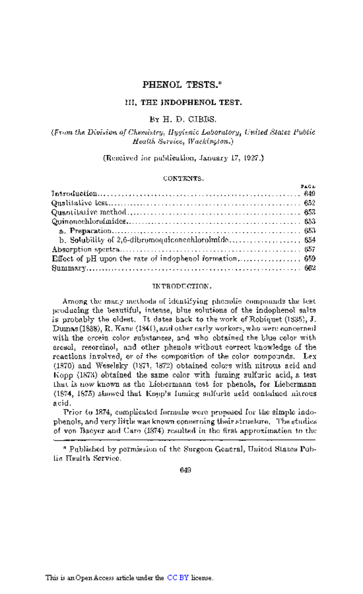Indophenol Tests and Methods in Phenolic Compound Analysis - Studocu