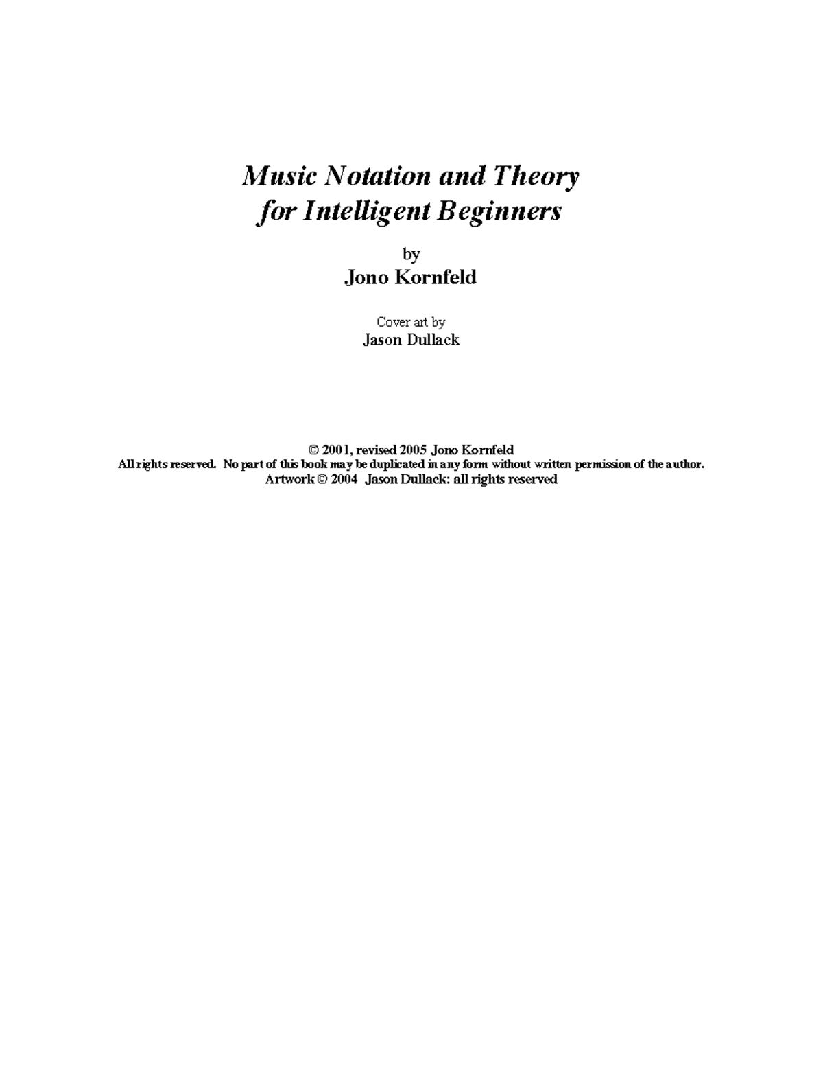 Music Notation & Theory Basics for Intell. Beginners - 4. Music Course ...
