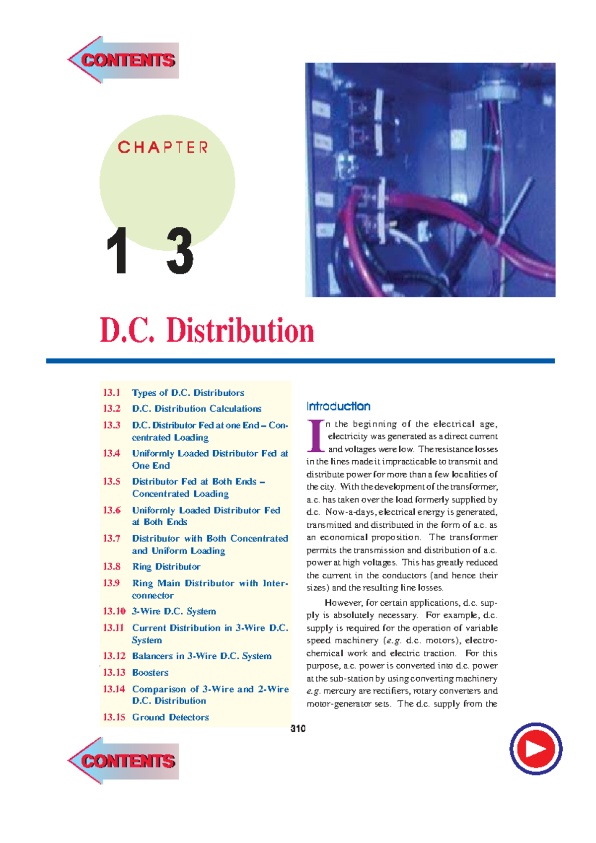 D.C. Distribution Systems: Principles and Calculations (310) - Studocu