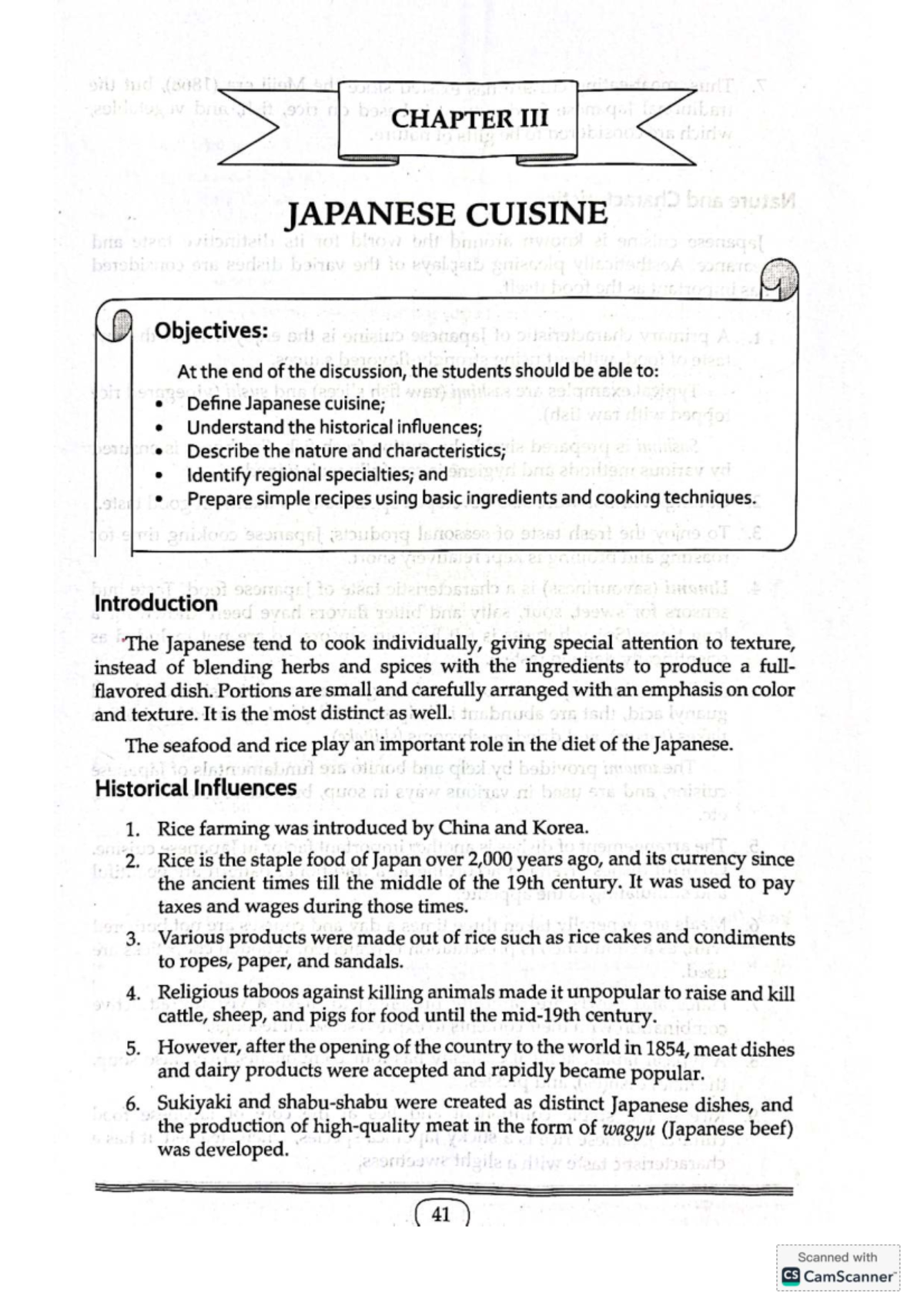 CHAPTER 12: JAPANESE CUISINE - Key Concepts and Recipes - Studocu