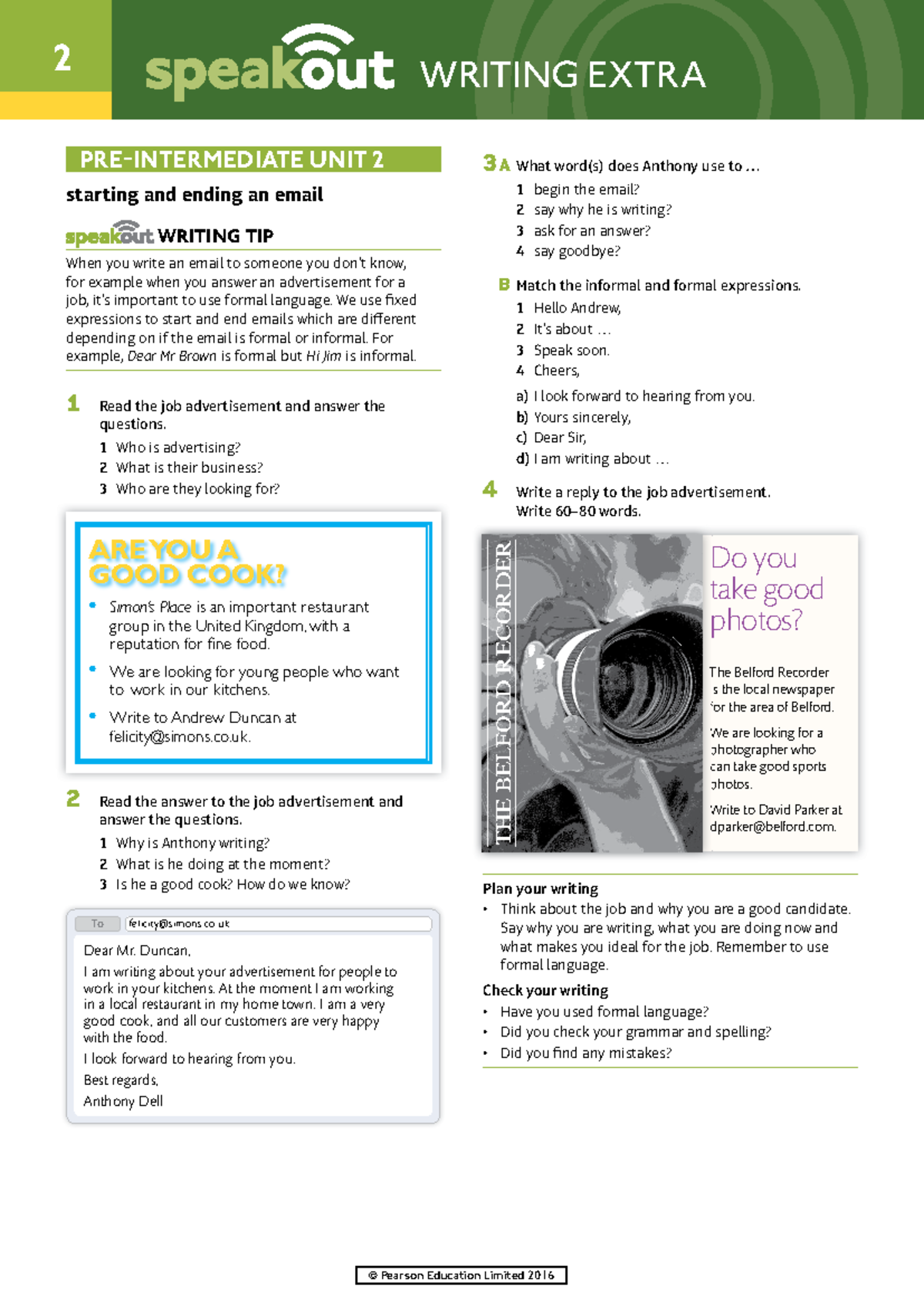 485098185 Speakout Writing Extra Pre intermediate Unit 2 pdf - 2 ...