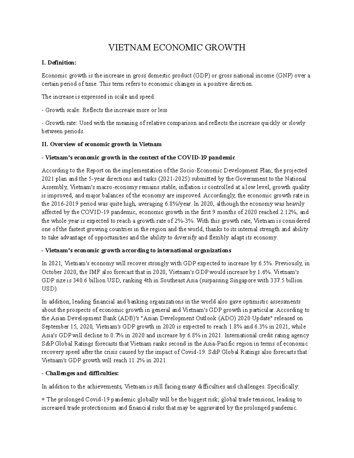 Vietnam Economic Growth: Overview, Challenges, and Environmental Impact ...