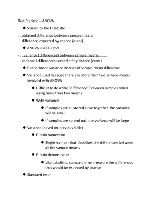 Chapter 7 - Introduction to Statistical Methods - Logic What happens to ...