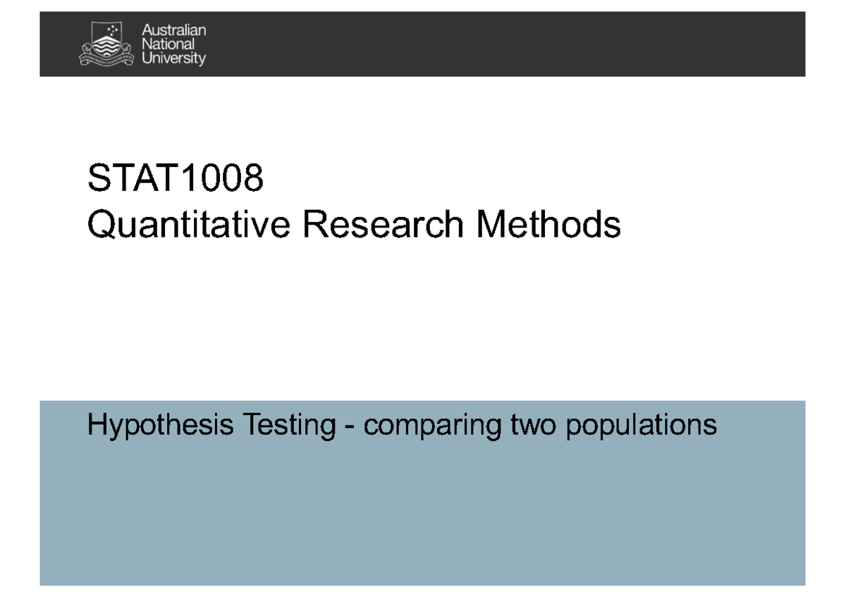 STAT1008 Final Exam: Two Sample Hypothesis Tests on ATAR Scores - Studocu