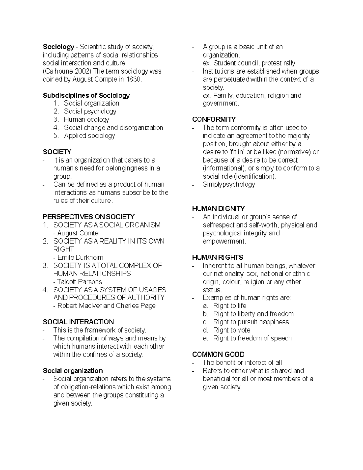 UCSP 2nd Grading Prelim Review: Sociology & Political Science Insights ...