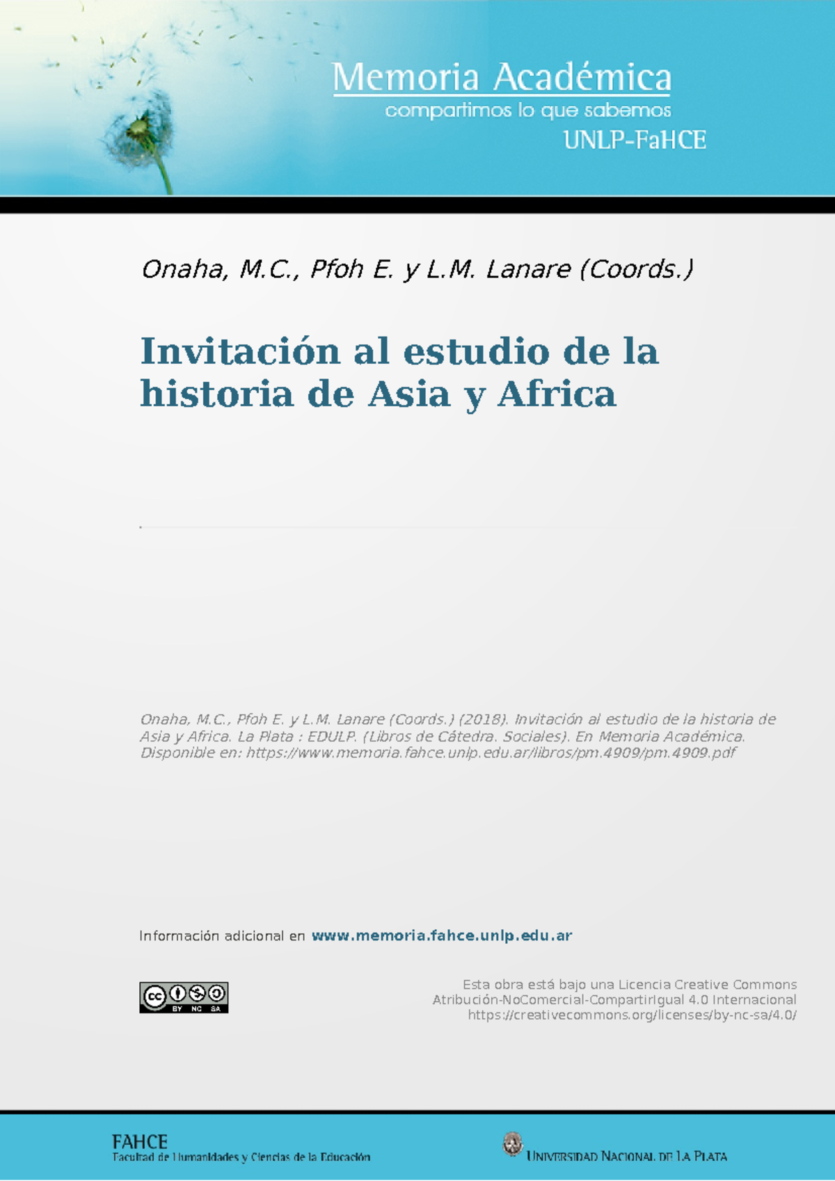 1. Pfoh - Pensar las sociedades de Asia y África. Una mirada conceptual ...