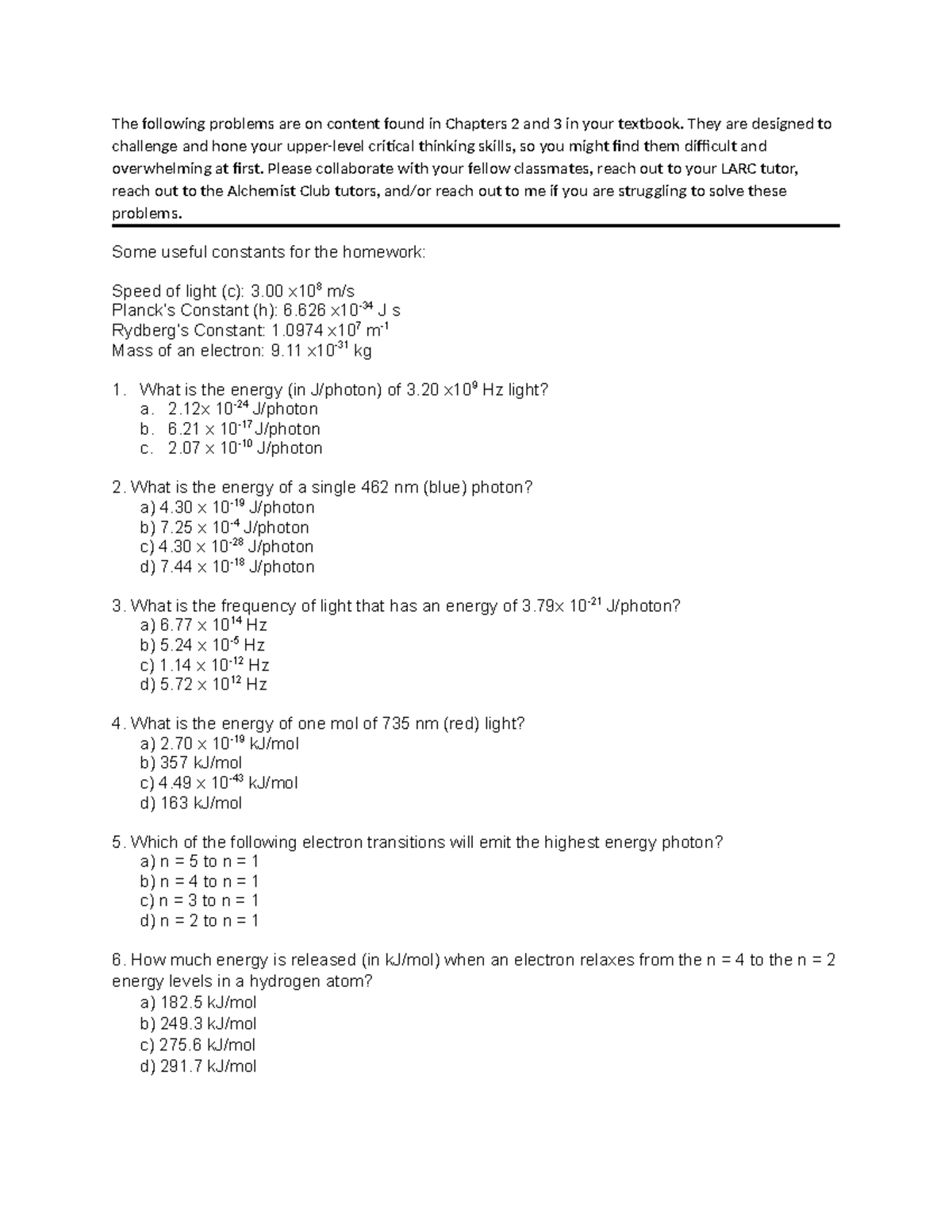Challenging Physics Problems: Chapters 2 & 3 Review (PHYS 101) - Studocu