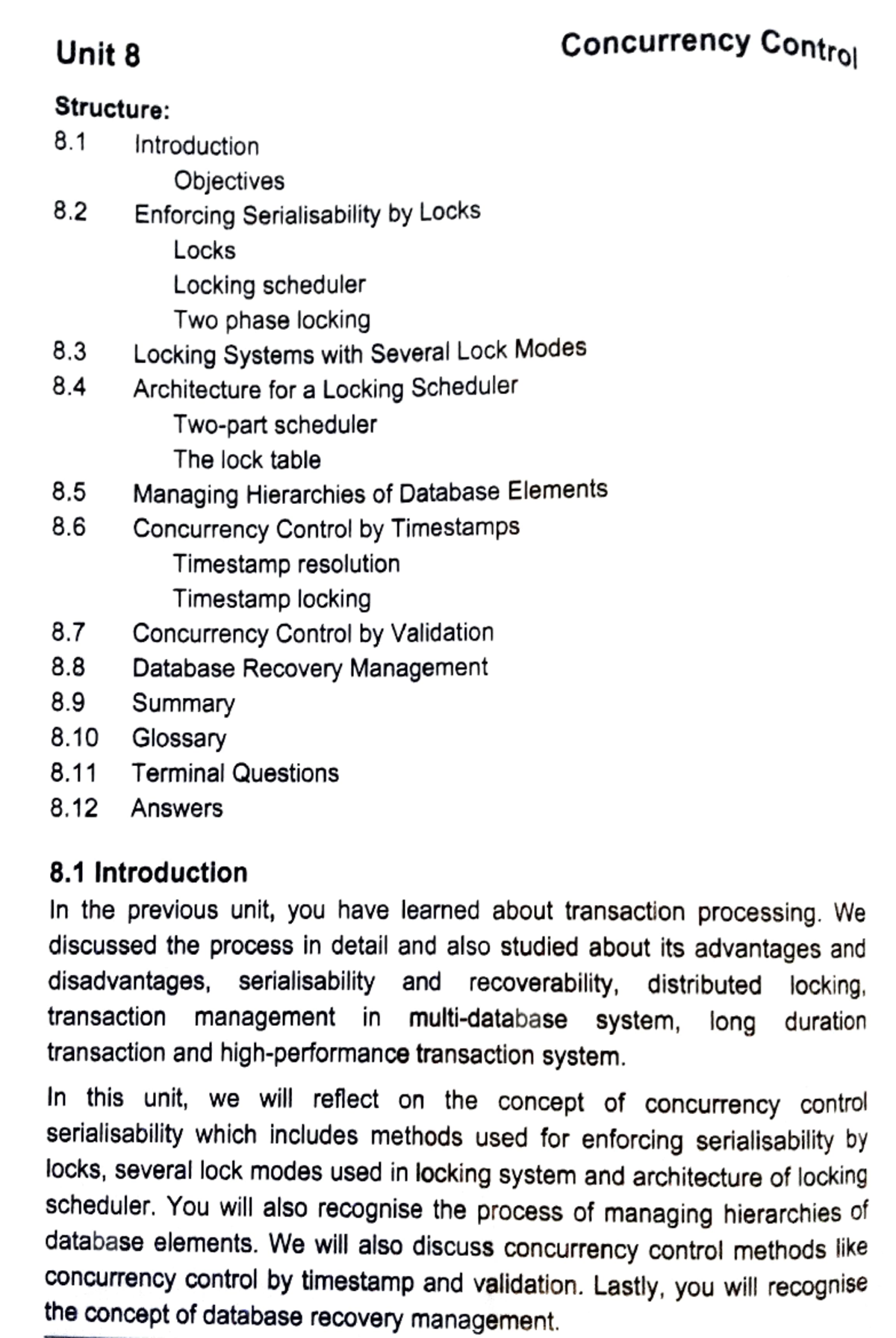 Advanced Database Management System (DBMS) - Concurrency Control ...