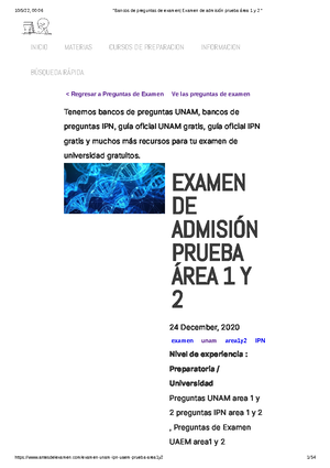 Guia UNAM Area 3 2023 - Guía área 3 unam 2023 - Universidad Nacional ...