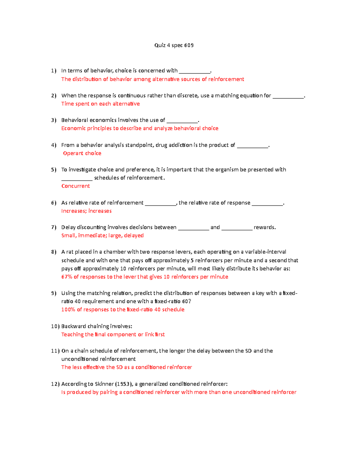SPCE 609 Quiz 4 - Questions and Key Concepts Explained - Studocu