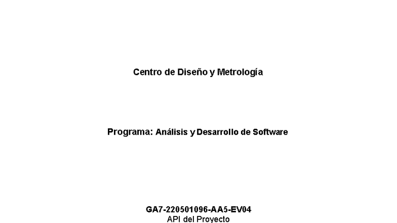 GA7 220501096: Desarrollo de API REST con Python y MySQL - Studocu