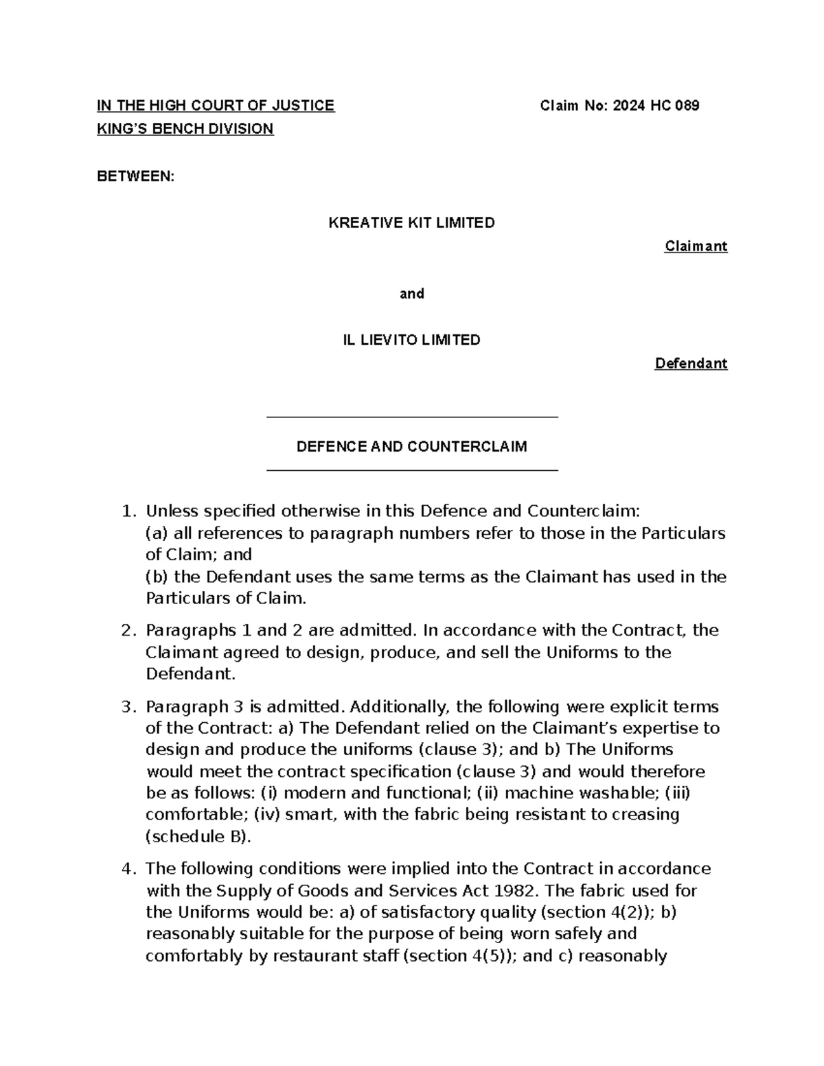 Byker Paintballing Ltd's Summary Judgment Application - Advocacy Bonus ...