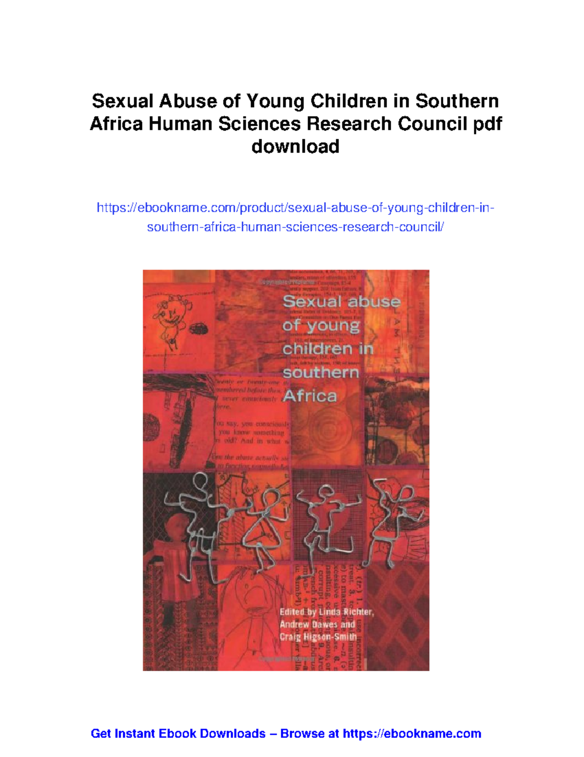 The sexual abuse of young children in southern Africa: a comprehensive ...