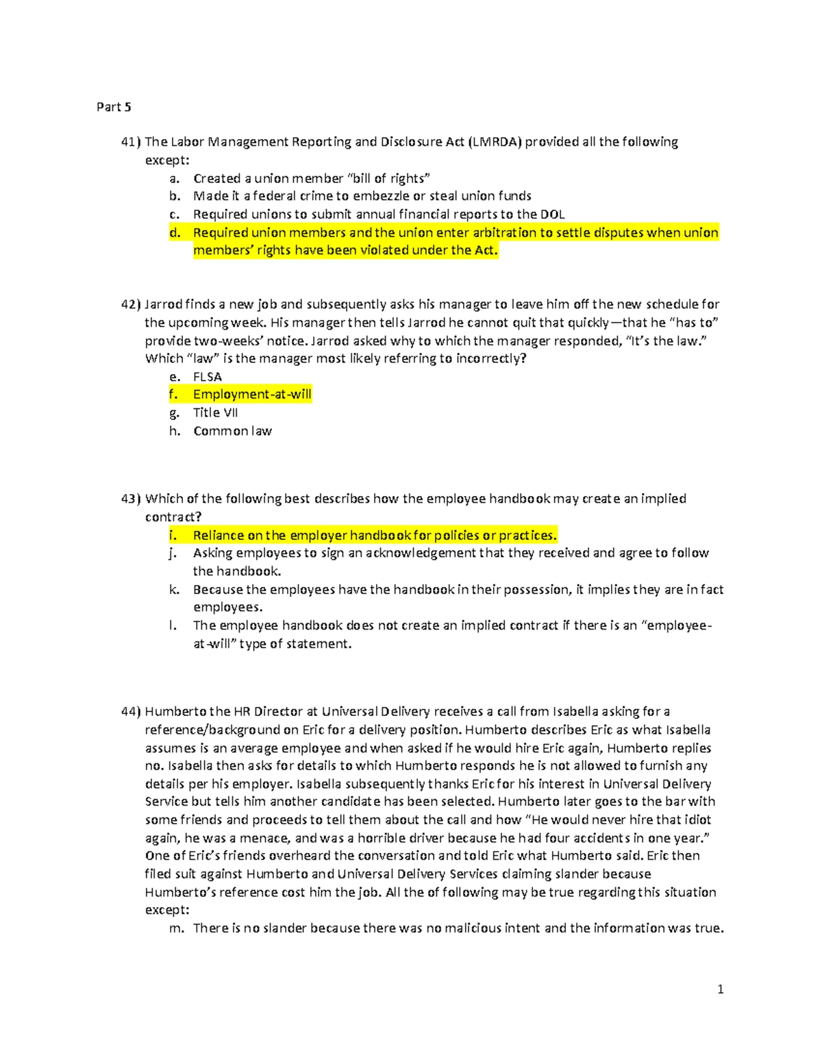 Unit 3 Test Part 1 - Comprehensive Overview and Key Concepts - Studocu