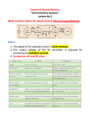 Lec7 - Notes and practice materials - Control of Electric Machine ...