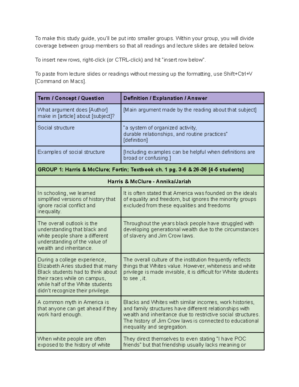 SOC134 Final Study Guide: Key Concepts in Sociology and Race Issues ...