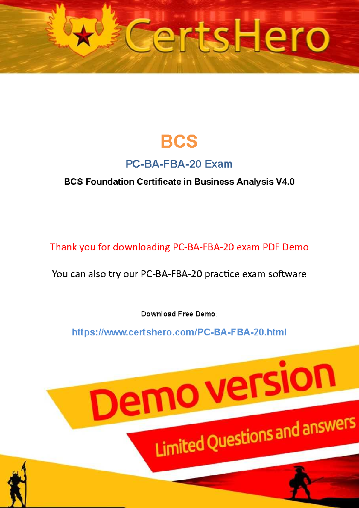 BCS PC-BA-FBA-20 Foundation Certificate in Business Analysis Exam Q&A ...