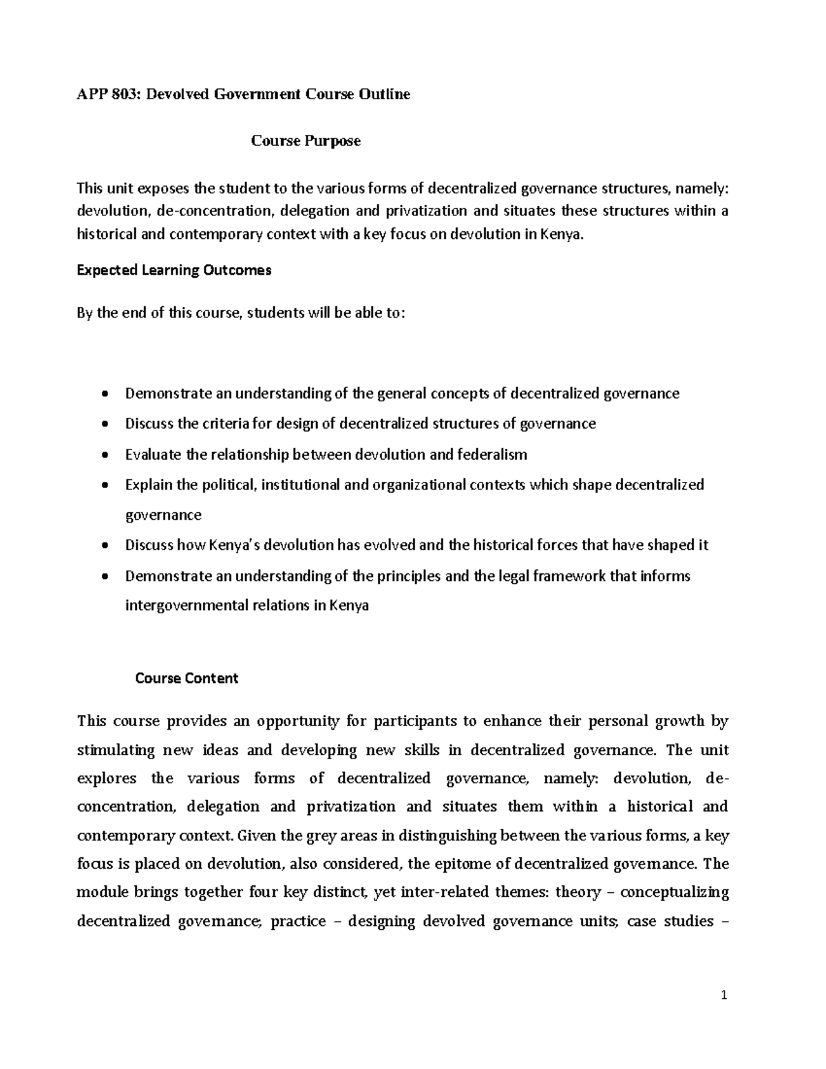 APP 803. Devolved Government. Module. October.3.2020. Final - APP 803 ...