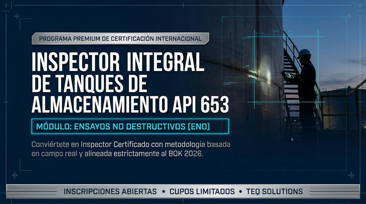 Módulo II: Ensayos No Destructivos (END) - Certificación API 653 - Studocu