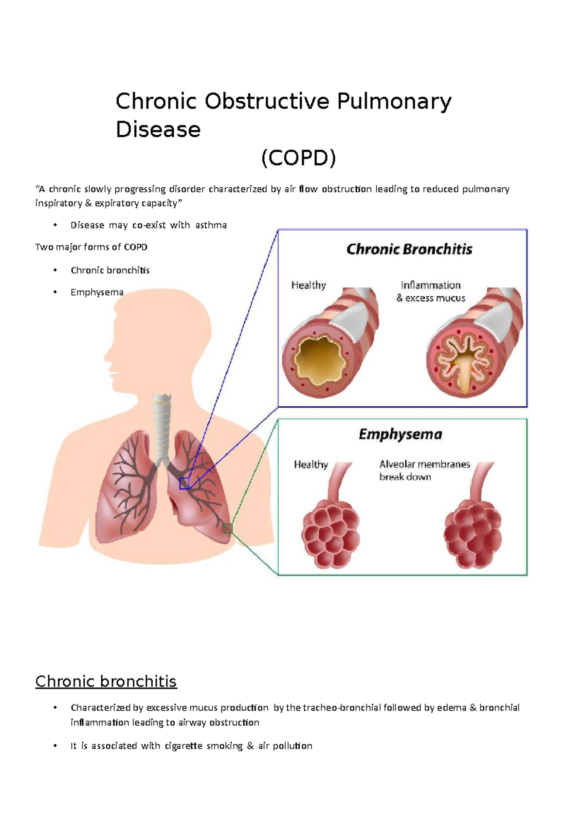 Chapter - 10 COPD - Chronic Obstructive Pulmonary Disease (COPD) “A ...