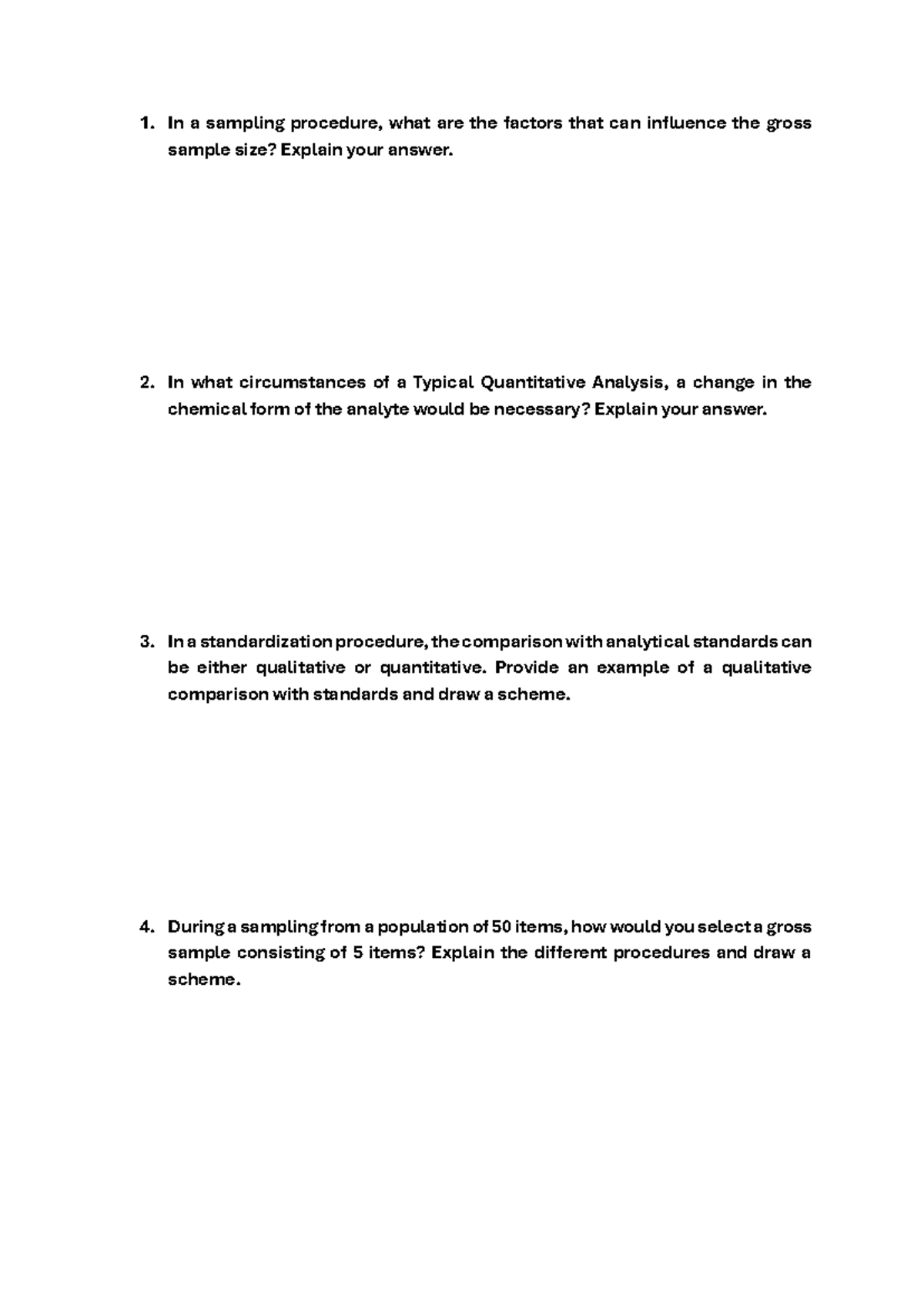 Sampling Procedures and Quantitative Analysis Factors: A Study Guide ...