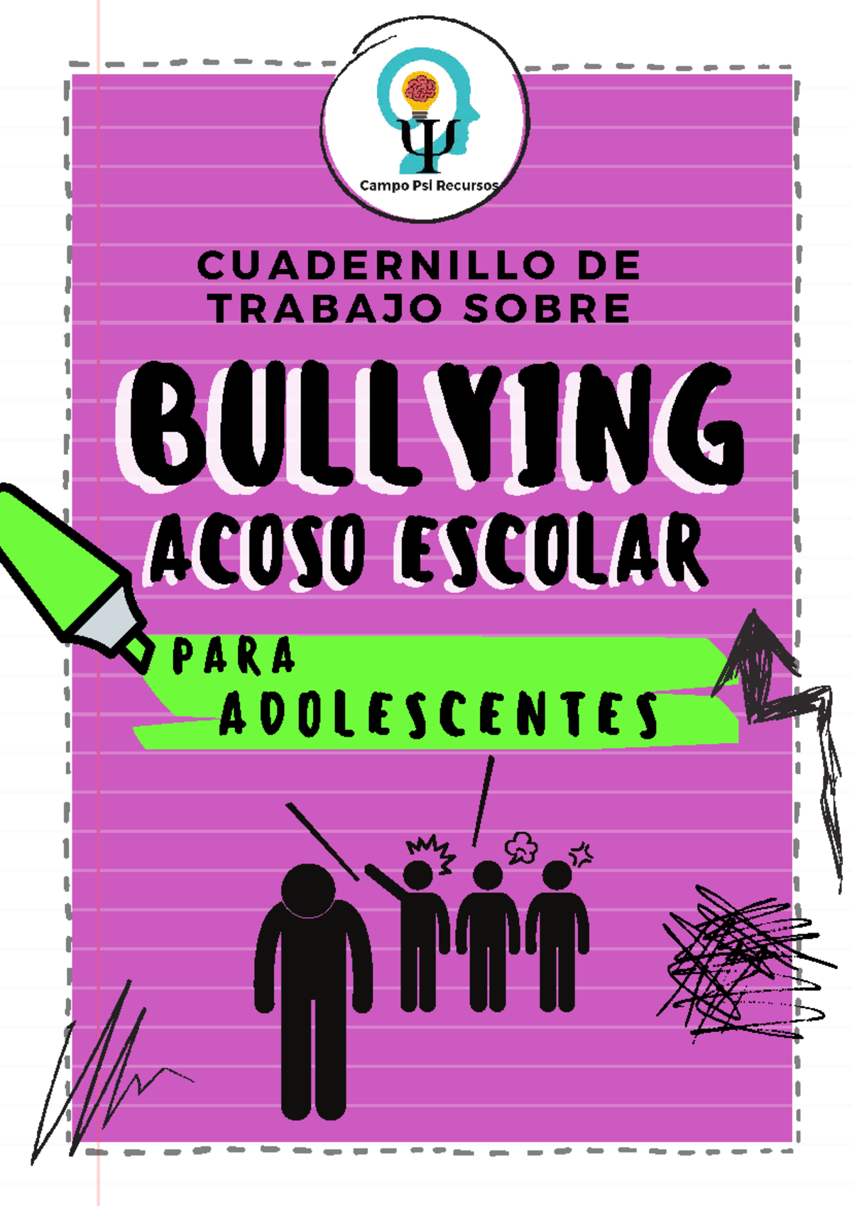 CUADERNILLO DE TRABAJO SOBRE BULLYING PARA ADOLESCENTES 2021 - Document Preview