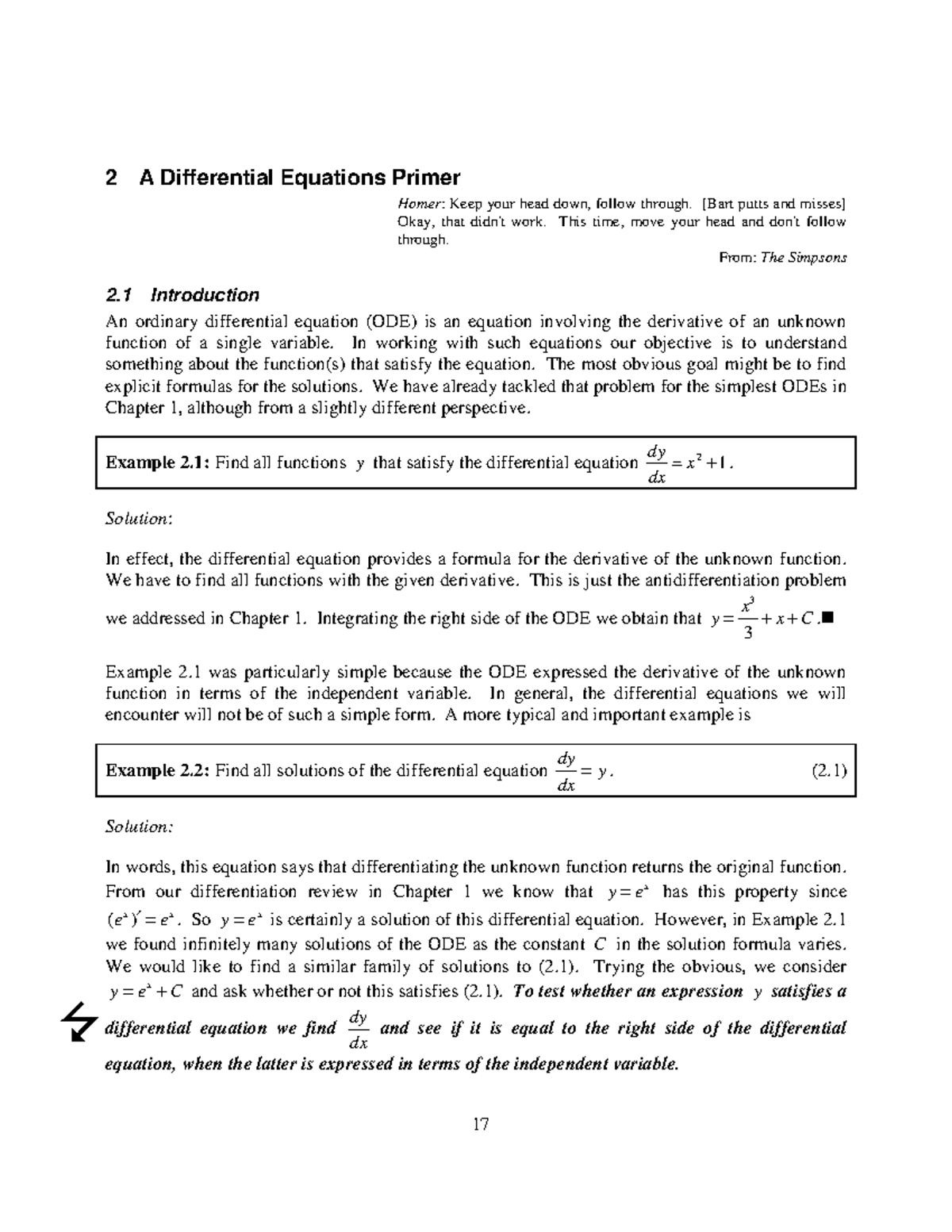 Chap 2 - Differential Equations Notes (MATH 101) - Studocu
