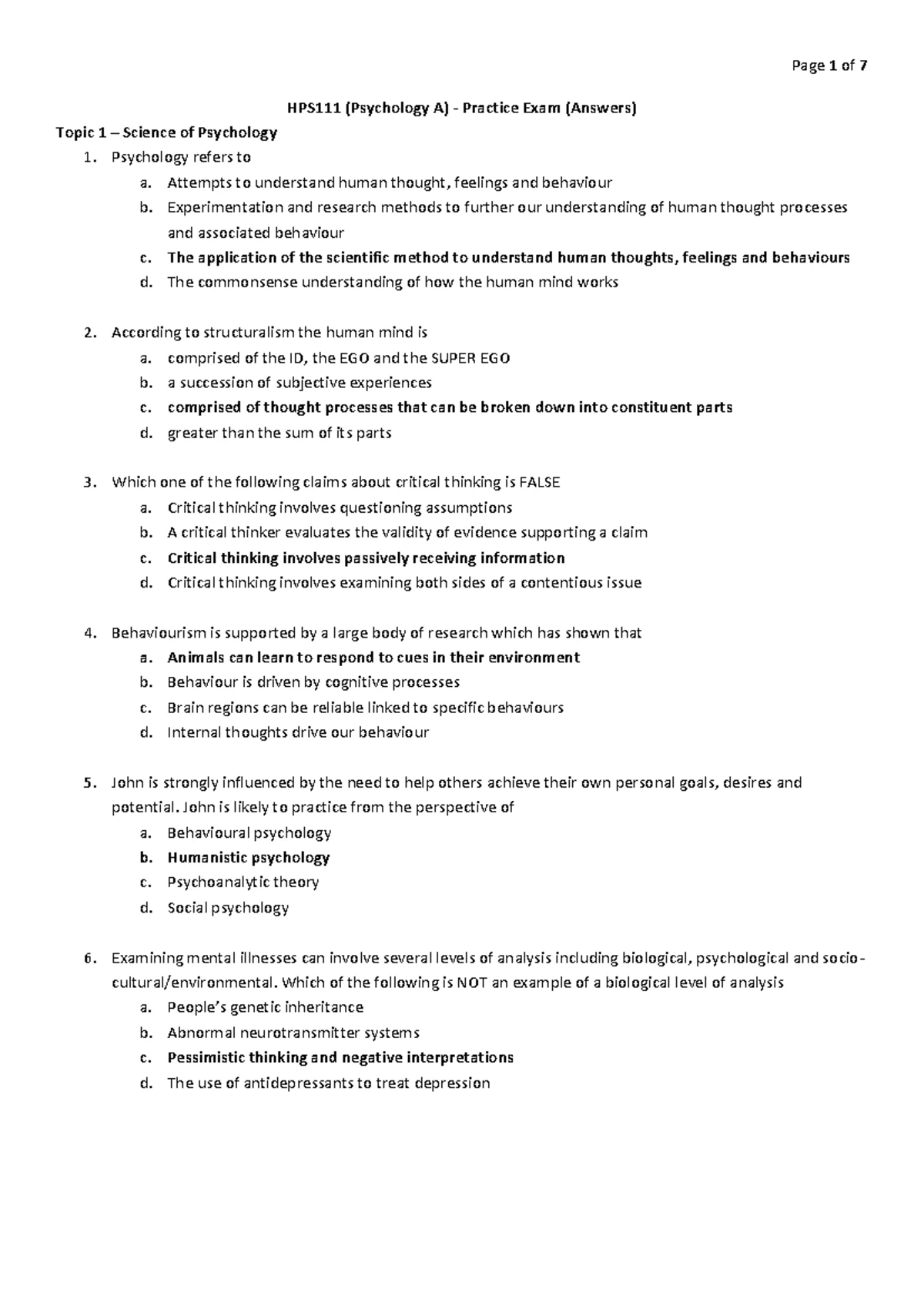 HPS111 Week 10 Lecture: Exploring Theories of Intelligence & Assessment ...