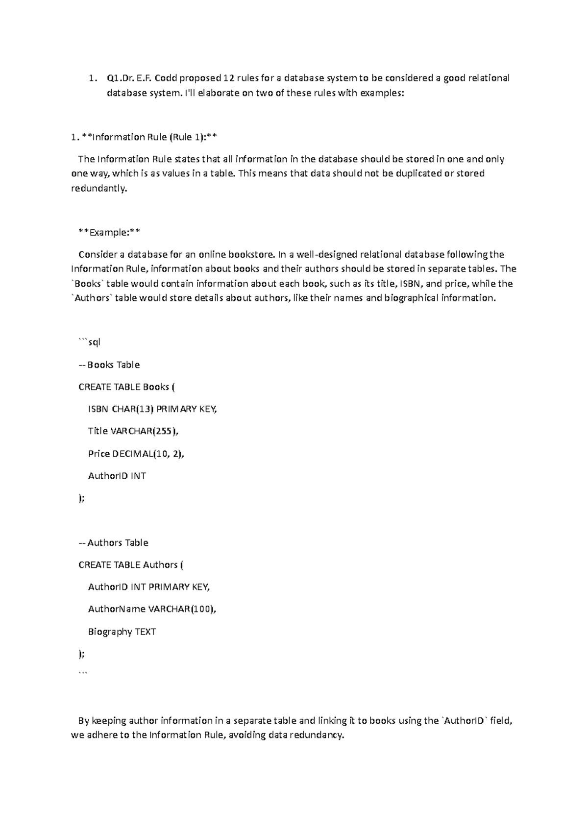 Mathematics-2nd - Database Management Systems - Studocu