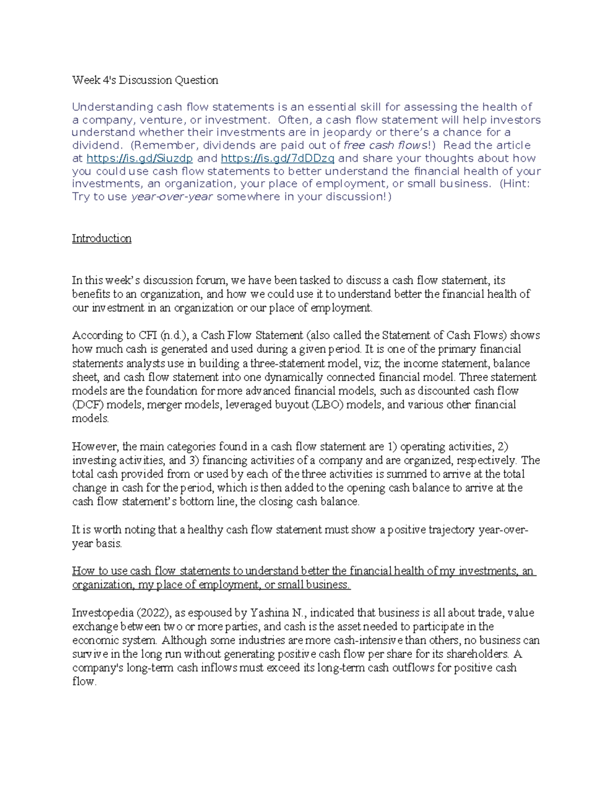 Week 4 Discussion - MGT 618_International_Business - Week 4's ...