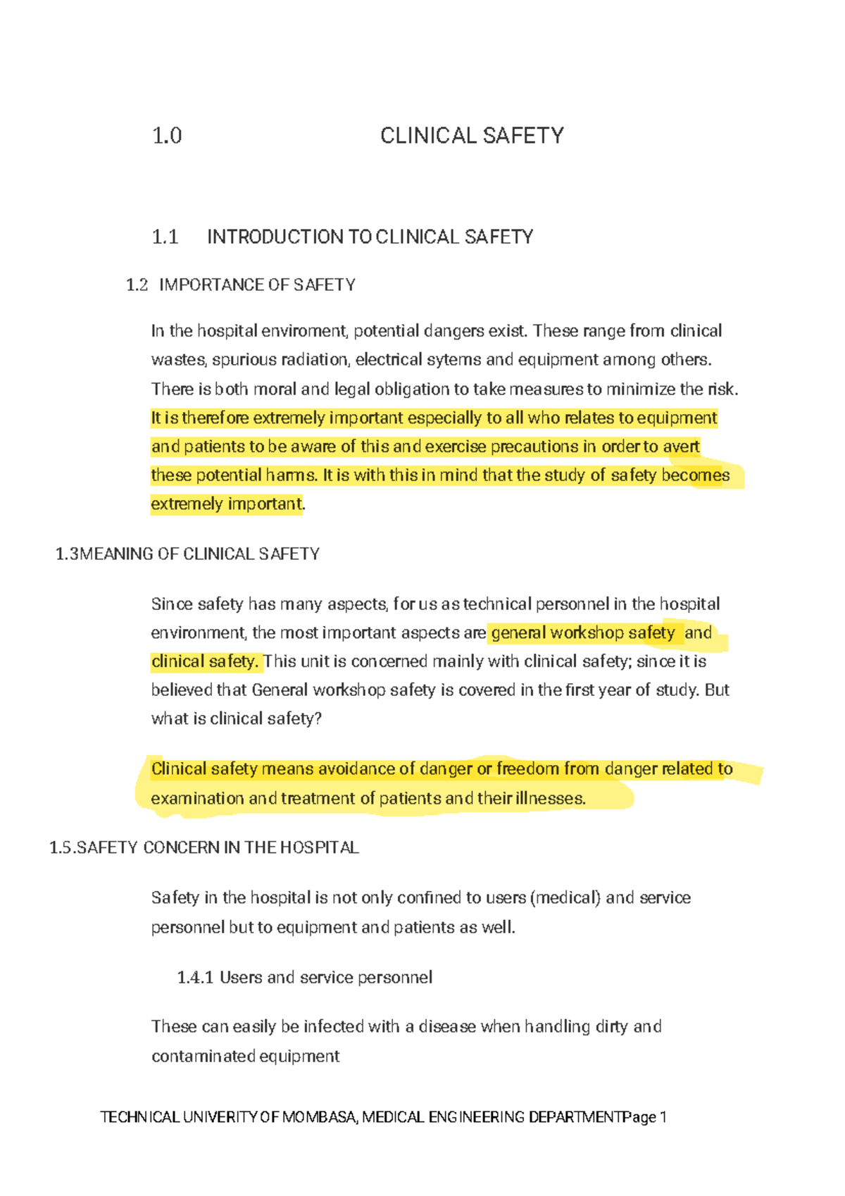 Introduction to Clinical Safety: Importance and Categories (MED 101 ...