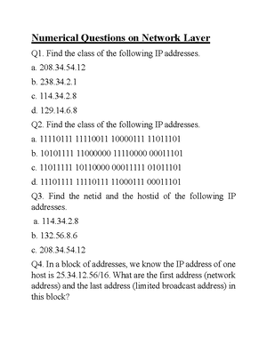 Computer Networks Questions: Bandwidth, Delay, and Throughput Analysis ...