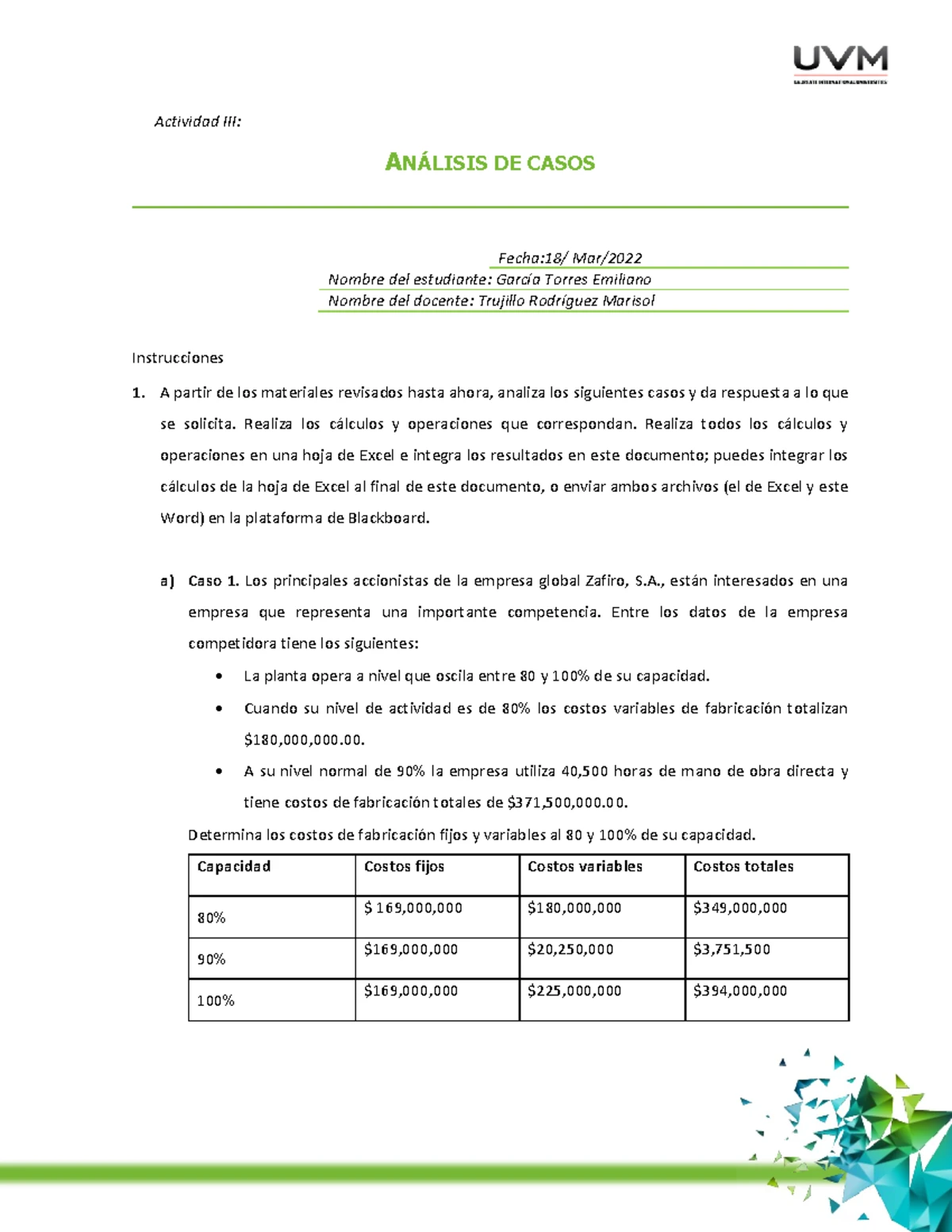 Actividad 1 Ejercicios De Contabilidad Administrativa Studocu