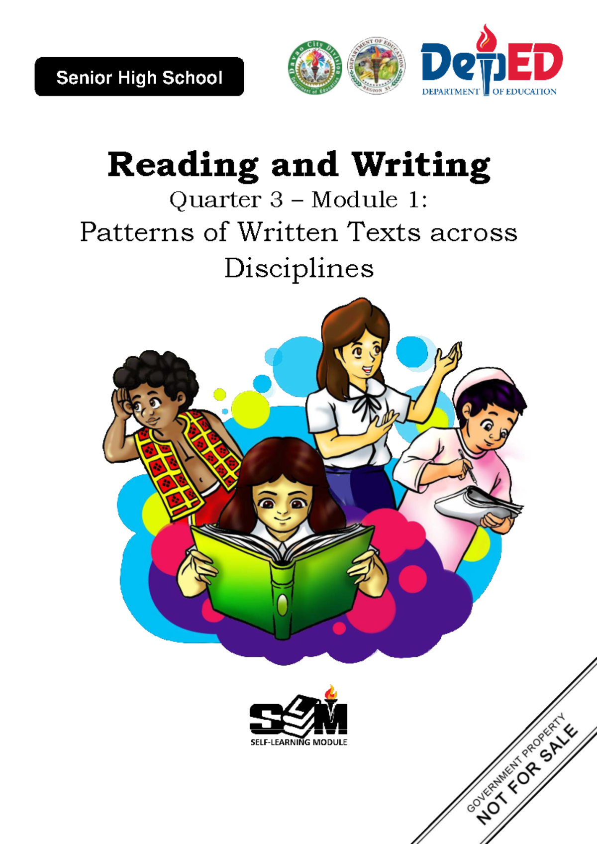 Grade 11 Reading and Writing Q3 Module 1: Patterns of Written Texts ...