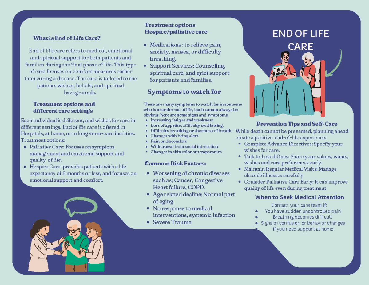 End of Life Care: Comprehensive Guide for Patients & Families - Studocu