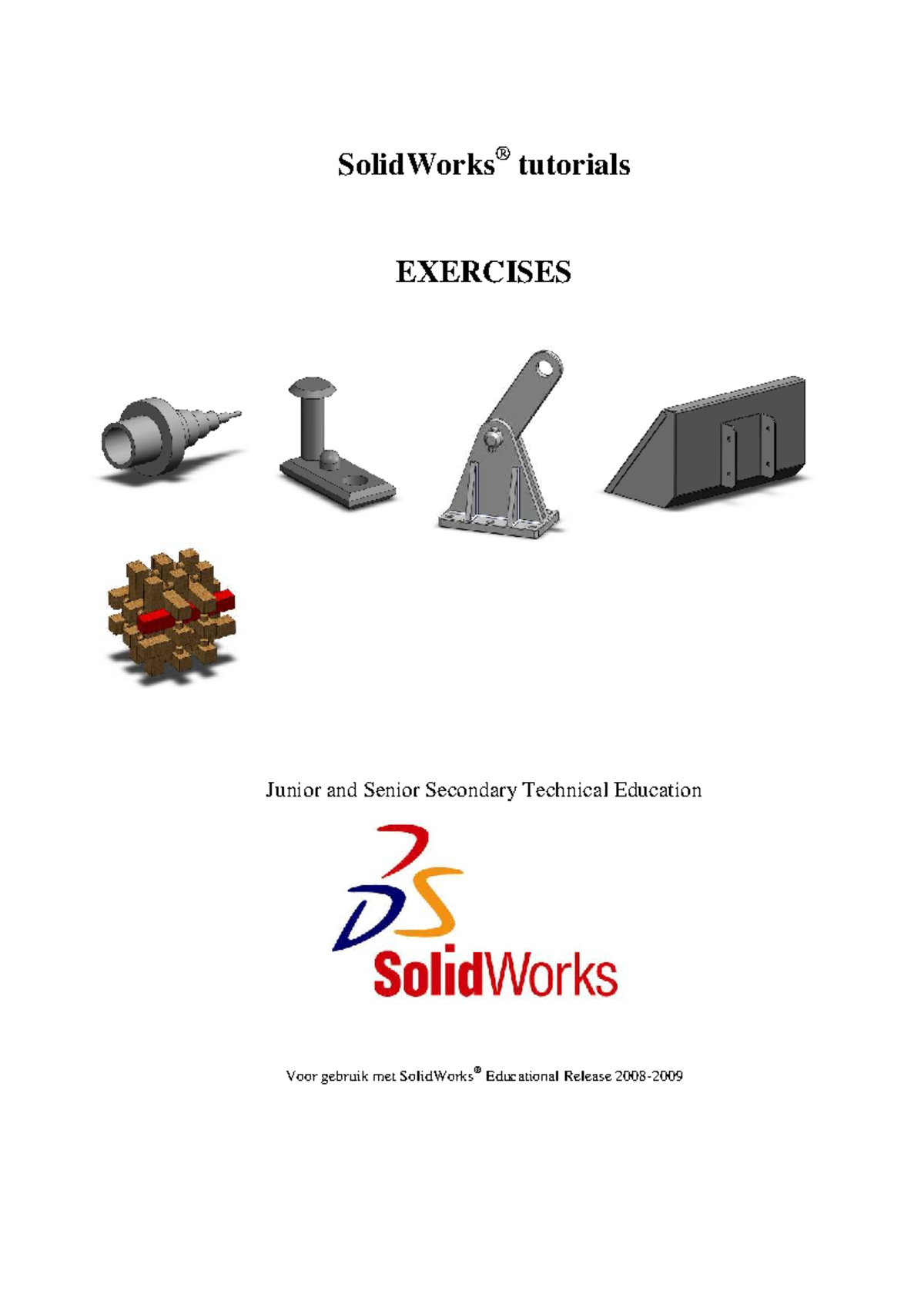 SolidWorks Practice Tasks for Junior & Senior Secondary Tech Ed - Studocu