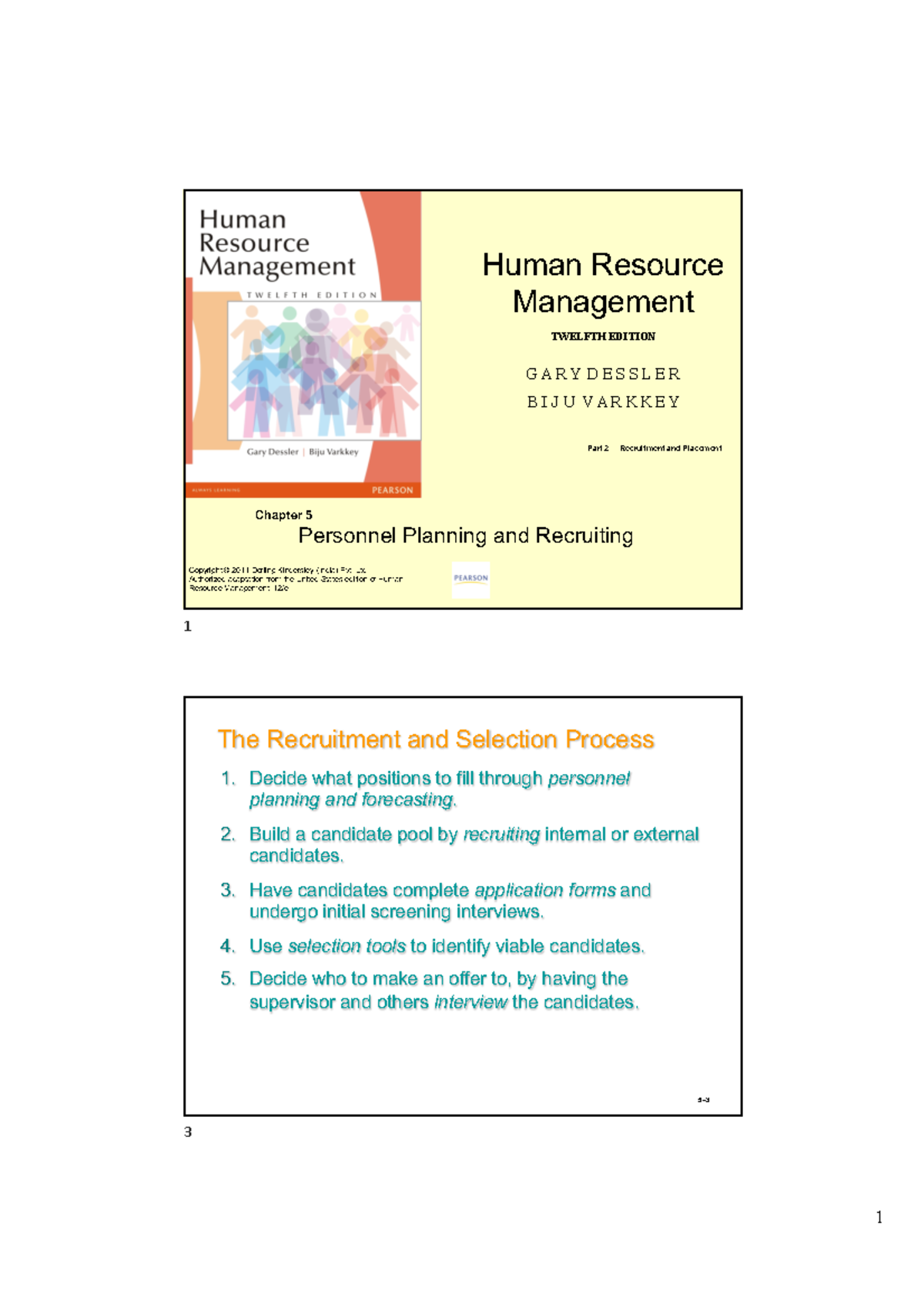 347 5884 309273 - Lecture Notes on Recruitment and Selection Process ...