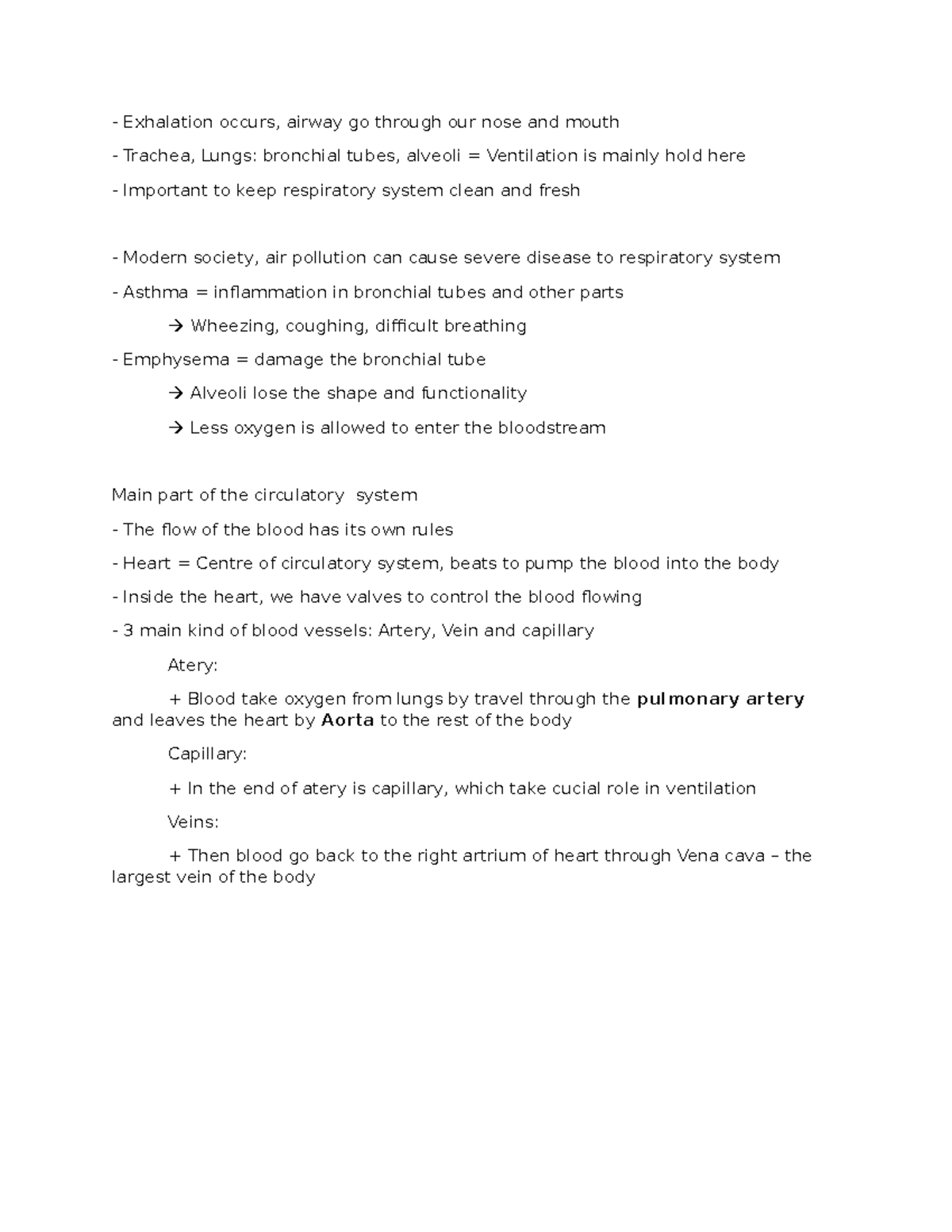 Respiratory and Circulatory Systems Overview - Key Concepts Explained ...