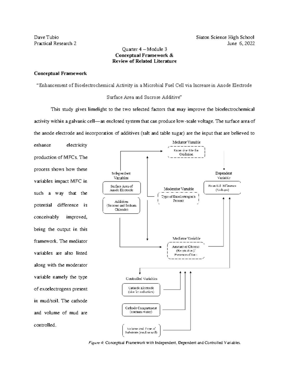 Practical Research 2 (Q4) - Conceptual Framework & Literature Review ...