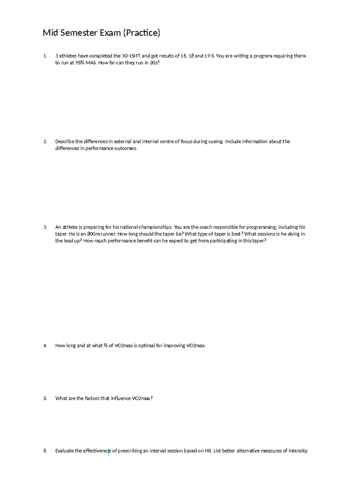 Mid Semester Exam Study Guide: Key Concepts & Programming Tips - Studocu